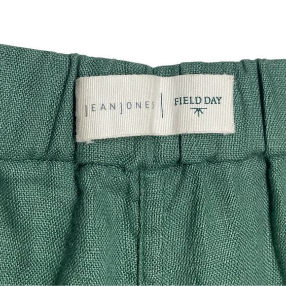 Jean Jones x Field Day Green Linen Farm to Table Unisex Shorts Medium - Picture 7 of 11